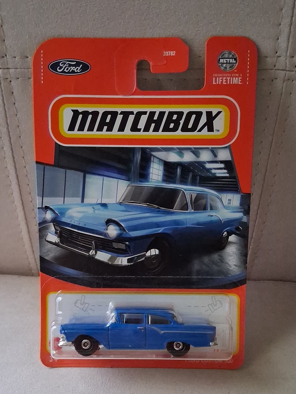 Matchbox Ford Custom 300 Blue Die-Cast Car